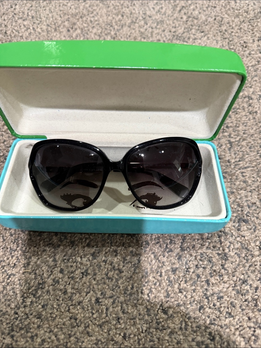 kate spade Black Oversized Women's Sunglasses